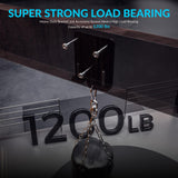 1200lb Heavy Punching Boxing Bag Hanger, 360° Beam Punching Bag Hanger, Rafter Heavy Bag Mount Hook, Punching Bag Mounting Bracket, Rotation Wall Ceiling Mount Bracket for Muay Thai,Yoga Swing,Hammock AIYOTAR