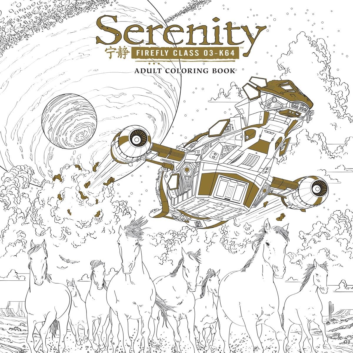 Serenity Adult Coloring Book Dark Horse Comics