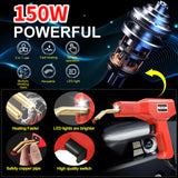 150W Upgraded Plastic Welder Kit,1000PCS Hot Stapler Welding Machine Car Bumper Repair Kit,2 in 1 Plastic Welder Soldering Gun with Weld Rods,6 Types Staples for Bumper/Kayak/Plastic Product Repairs Ghguole