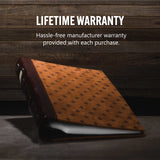 Bellagio-Italia 3-Ring 1" D Ring Binder, Tuscanny Faux Leather - for Documents, File Storage, and Trading Cards, Stores up to 250 Pages, Chestnut Bellagio-Italia