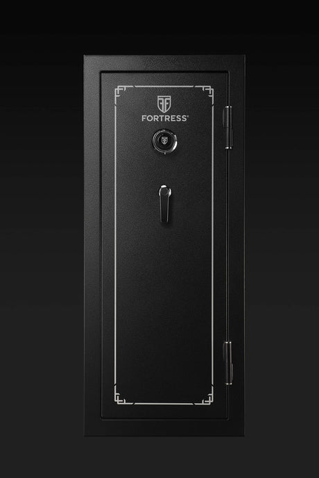 Fortress 24-Gun Fireproof Safe with Combination Lock, Black FORTRESS