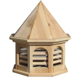 SamsGazebos English Cottage Garden Octagon Cupola, 15" x 15" x 18" Tall, Unfinished SamsGazebos