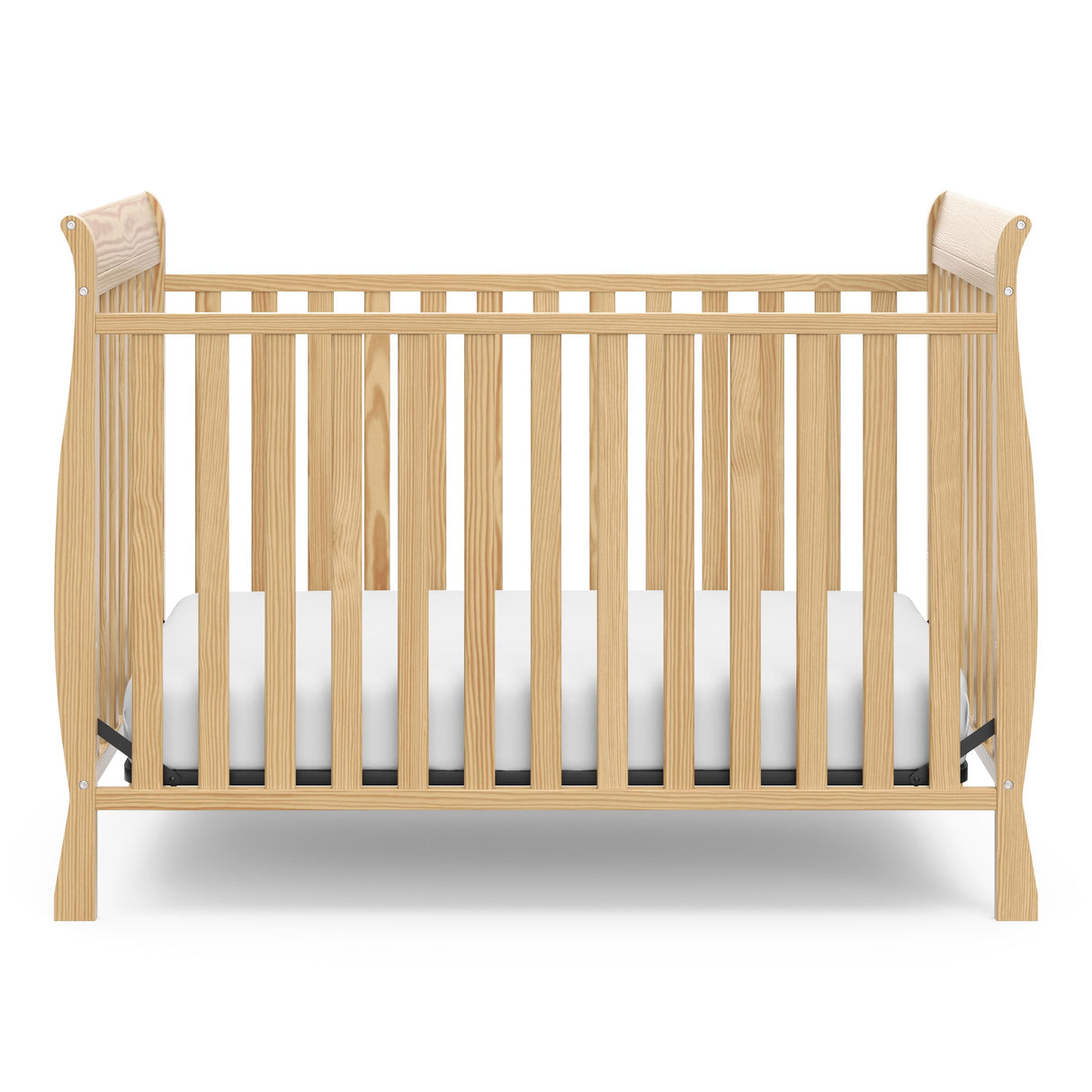 Storkcraft Convertible Crib - GREENGUARD Gold, Converts to Toddler Bed & Daybed, Fits Standard Mattress, Sleigh Design Storkcraft