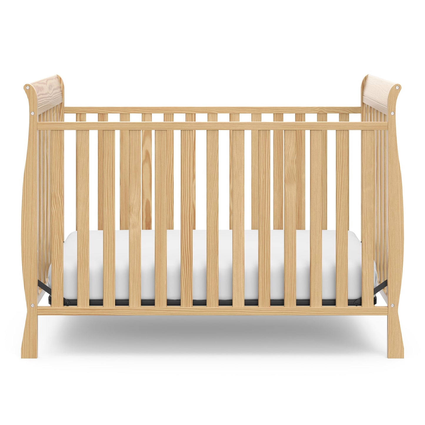 Storkcraft Convertible Crib - GREENGUARD Gold, Converts to Toddler Bed & Daybed, Fits Standard Mattress, Sleigh Design - WoodArtSupply