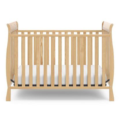 Storkcraft Convertible Crib - GREENGUARD Gold, Converts to Toddler Bed & Daybed, Fits Standard Mattress, Sleigh Design - WoodArtSupply