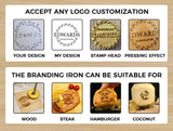 Personalised Custom Branding Iron for Burgers and BBQ Grilling Ashley0921-custom personalized stamps-