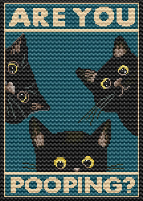 Eiazuiks Stamping Cross Stitch Kit,Cats Counting Cross Stitch Kit for Adult Beginners, Full Line DIY Cross Stitch Stitching Kit for Home Decor Cross Stitch Patterns 12x16 inches Eiazuiks