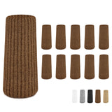 48 Pcs Brown Premium Chair Leg Socks Protectors for Hardwood Floors - Not Falling Off - Easy to Put On - Fits Round and Square Legs - High Elastic Bar Stool Leg Covers - Furniture Pads for All Shapes IAMZAY