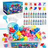Kiditos Magic Water Elf Toy Kit, Aqua Fairy Water Gel Kit with 20 Magic Gels, 10 Sea Creature Molds. Christmas Gifts, Birthday Gifts, Party Favors, Arts & Crafts DIY STEM for Kids(20 Colors) Kiditos