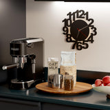 TIDITA 18" Acacia Wood Lazy Susan for Table Top - Wooden Turntable Serving Tray for Charcuterie Boards Cheese Board - Extra Large Round Lazy Susan Organizer - Kitchen Revolution for Countertop Tidita