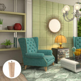 uxcell Furniture Legs, 7 Inch(180mm) Set of 4 Square Solid Wood Couch Legs Feet Chair Table Feet Sofa Support Replacement Parts, Light Brown uxcell