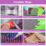 MXJSUA DIY Lighthouse Diamond Painting Kits for Adults, Sunrise Diamond Gem Art Painting for Beginners, Diamond Picture with Full Round Drill Dots Craft Set Gift, 12 x 16 Inch MXJSUA