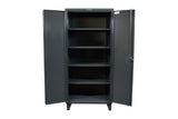 Strong Hold, 36W x 20" D x 78" H, Industrial Cabinet, Heavy-Duty, Welded and Assembled, 12-Gauge Steel, Dark Gray, 4 Adjustable Shelves with 1,900 Strong Hold