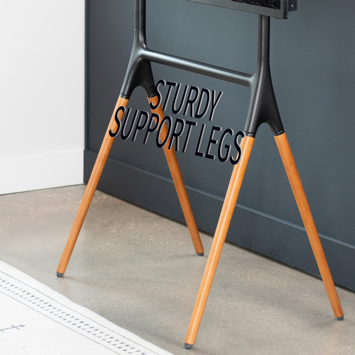 VIVO Artistic Easel 49 to 70 inch LED LCD Screen, Studio TV Display Stand, Adjustable TV Mount with 4 Legs STAND-TV70A VIVO