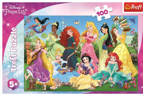 Trefl 16417 - Charming Princesses - 100 Pieces Jigsaw Puzzles for Kids Trefl