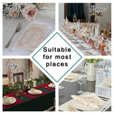 Bailarina Cloth Napkins Set of 120,17x17 inches Dinner Napkins Cloth Washable,Polyester Square Table Cloth Napkin Bulk with Hemmed Edges Ideal for Banquets, Parties and Weddings-White Bailarina