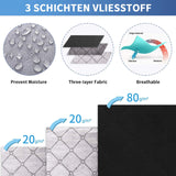 Fixwal Black Underbed Storage Bags with Clear Window and 2 Reinforced Handles Under Bed Storage Containers for Clothing, Bedding, Comforter (2 Pack) Fixwal