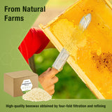 VALLYDOM Organic Beeswax Pellets - 2268g White Beeswax Pastilles, Pure Natural Bulk Bees Wax Pellets for DIY Beeswax Making Candles Skin Care Lip Balm Soap Lotion (5lb) VALLYDOM