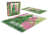 Buffalo Games - Wicked - Pink Goes Good with Green - 500 Piece Jigsaw Puzzle for Adults -Challenging Puzzle Perfect for Game Nights - Finished Size is 21.25 x 15.00 Buffalo Games