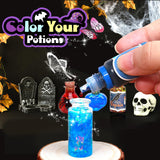 FAMOPLAY Mystery Potion Kit for Kids, Magic Mix Kit 18 Bottles, Witch Potion Making Kit, Magic Crystal Castlel, Halloween Decorations Birthday Gifts Toys for Boys and Girls Age 6 7 8 9 10+ FAMOPLAY