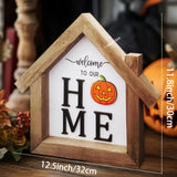 Barsha Space Interchangeable Seasonal Decor Welcome Sign,Rustic Square Wood Farmhouse Hallway Ornaments or Wall Hanging Outdoor,Holiday Decorations for All Seasons(Holiday Replaceable) Barsha Space