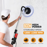 ZENY 800W Electric Drywall Sander Adjustable Variable Speed w/ 6 Sand Pads ZENY