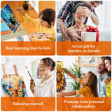 Fountor Framed Paint by Numbers Kit for Adults Beginner & Kids Ages 8-12, Sunflower Paint by Number with Frame, Easy Acrylic Watercolor Sunflower Painting by Numbers Kit on Canvas 10x10 inch Fountor