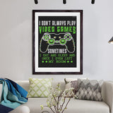 DIY Diamond Painting Kits Funny Video Games Gamer Saying Diamond Art for Adults Kids, Full Round Drill Paint by Numbers Arts Pictures for Home Wall Decor Gifts 12X16 inch DVWIVGY