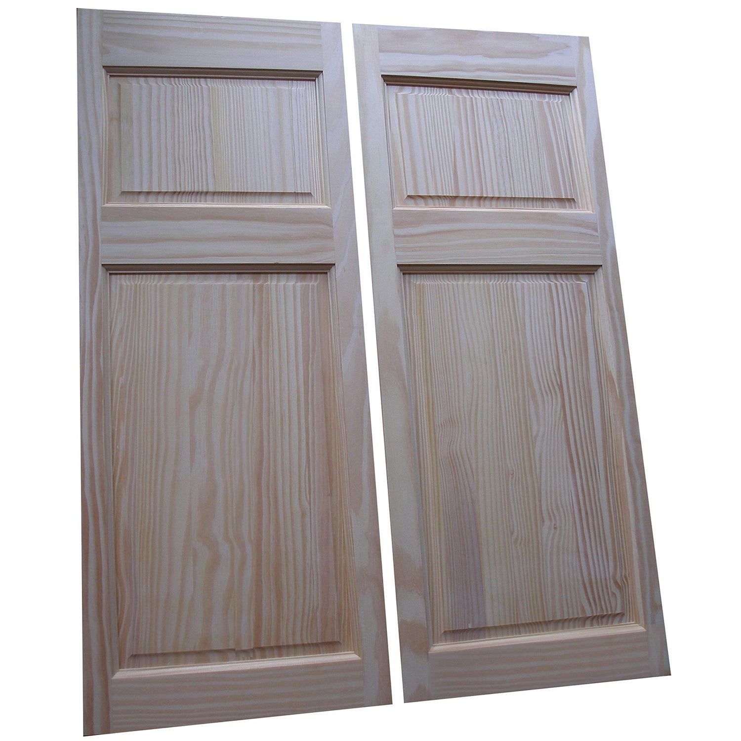 Cafe Doors by Cafe Doors Emporium | 44" T Pine Raised 4 Panel Cafe Doo ...