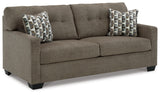 Signature Design by Ashley Mahoney Contemporary Tufted Sofa, Dark Brown Signature Design by Ashley