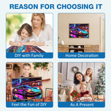 MEIYUDA Diamond Painting Kits for Adults, 5D Car Diamond Art Kits for Men, DIY Sports Car Diamond Art Painting Kit Gem Art Crystal for Home Wall Decor and Holiday Presents 16x12Inch MEIYUDA