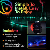 Brightz Bounce LED Trampoline Lights Trampoline Accessories for Kids Trampoline Toys Trampoline Games 14 14ft 16 16ft 15 15ft Summer Fun for Kids Outdoor Trampoline Game Trampoline Stuff Brightz