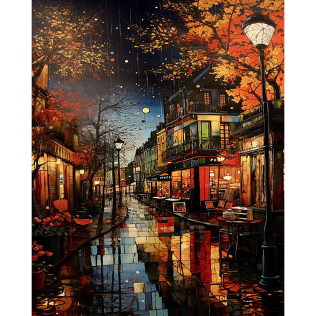 PRASIO Paint by Numbers Kit for Adults Beginner, Landscape Adult Paint by Numbers on Canvas, DIY Acrylic Watercolor Oil Paint by Number for Adults for Home Decor Gift 16x20 Inch PRASIO