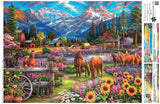 Buffalo Games - Chuck Pinson - Free to Roam - 1000 Piece Jigsaw Puzzle for Adults -Challenging Puzzle Perfect for Game Nights - Finished Size is 26.75 x 19.75 Buffalo Games