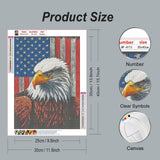hill froeistung Eagle Diamond Art Painting Kits for Adults,Flag Diamond Art for Beginners, 5D DIY Full Drill Round Gem Art Craft Home Wall Decor Gift 12x16 inch,Bird hill froeistung