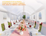 Albott 40x23x15 FT Commercial Inflatable Wedding Tent, 210D Oxford Fabric Portable Heavy Duty Party Tent with 2 Roll-Up Doors & 8 Sand Bags, Gazebo Event House for Wedding Birthday Backyard Party Albott