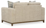 Signature Design by Ashley Parklynn Classic Loveseat for Living Room, Beige Signature Design by Ashley