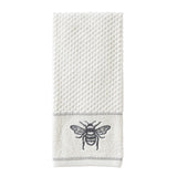 SKL Home Farmhouse Bee Hand Towel Set, White 16x25 SKL Home