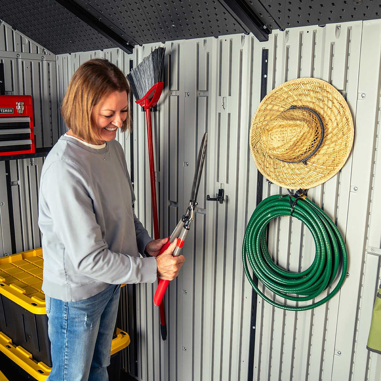 Lifetime Outdoor Storage Shed, 10 x 8 Foot, Gray Lifetime