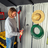 Lifetime Outdoor Storage Shed, 10 x 8 Foot, Gray Lifetime