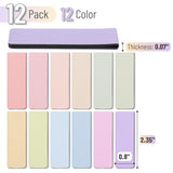 Mr. Pen- Magnetic Bookmarks, 12 Pack, Pastel Colors, Magnetic Book Marks, Bookmarks for Women Men Kids, Magnetic Bookmark, Magnet Bookmark Clips, Book Marker, Paper Bookmarks, Bookmark Magnetic Mr. Pen