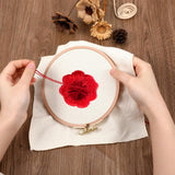 2 Pack 6 Inch Wood Embroidery Hoop, Cross Stitch Hoops Ring, Cross Stitch Supplies Beech Wooden Embroidery Frames for Art Craft Sewing, DIY Decoration EupHHonycs