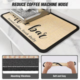 DK177 Coffee Mat Coffee Bar Mat Hide Stain Absorbent Drying Mat with Waterproof Rubber Backing Fit Under Coffee Maker Coffee Machine Coffee Pot Espresso Machine Coffee Bar Accessories DK177