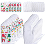 30 Pieces Blank Sublimation Oven Mitts Set Include Blank Sublimation Heat Resistance Oven Gloves and Blank Sublimation Pot Holders for DIY Kitchen Dining Room Accessories Patelai