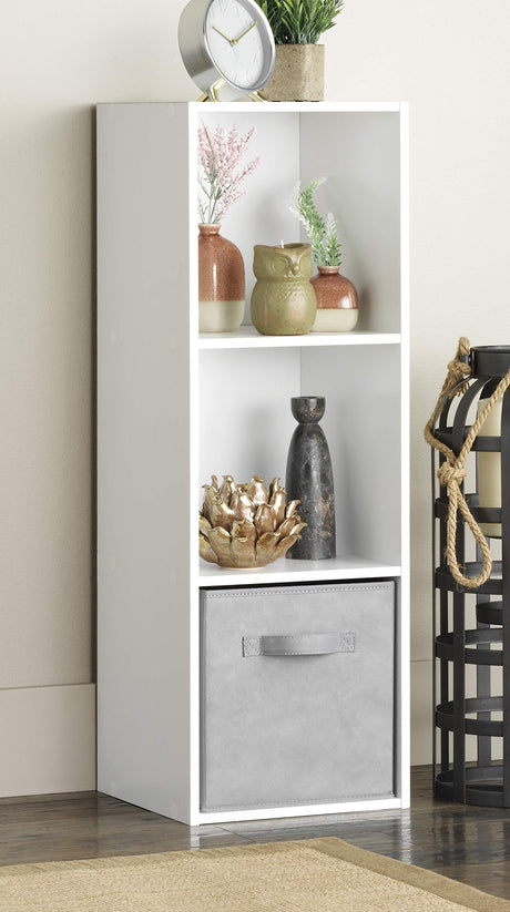 Whitmor 3 Cube Organizer, White Whitmor
