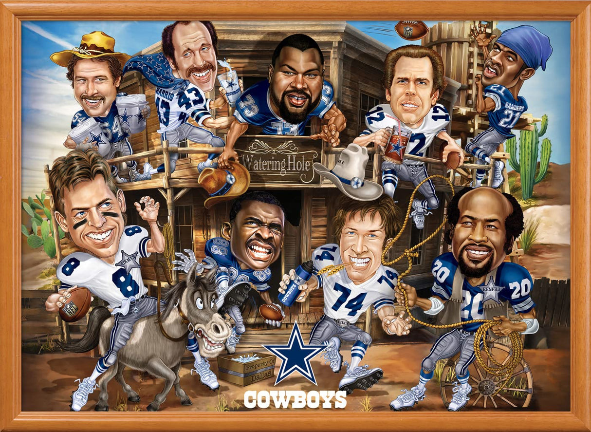 MasterPieces 500 Piece Sports Jigsaw Puzzle for Adults - NFL Dallas Cowboys All-Time Greats - 15x21 Masterpieces