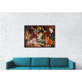 SUNSOUT INC - Library Kittens - 1000 pc Jigsaw Puzzle by Artist: Image World - Finished Size 20" x 27" - MPN# 42962 SunsOut