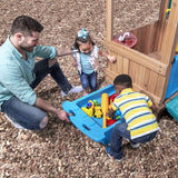 Step2 Woodland Adventure Playhouse & Slide for Kids, Outdoor Playset, Slide, & Swing, Toddlers Ages 3 – 8 Years Old, Easy Assembly Step2
