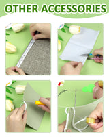 FIVEIZERO Seam Rippers for Sewing – 2 Big and 2 Small Stitch Remover Tools, Thread Ripper, Embroidery Removal Tool, with Needle Threaders, Thimbles, Tape Measure, Tailors Awl and Thread Snips FIVEIZERO