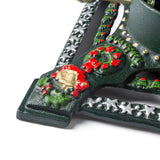 Ventray Christmas Tree Stand with Water Reservoir,13.66x13.66x5.51 Inches,Classic Heavy Duty Universal Xmas Tree Artificial Trunks Stand Pine Tree Base Holder for Real Trees, Stars Ventray